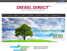 Tablet Screenshot of dieseldirect.com